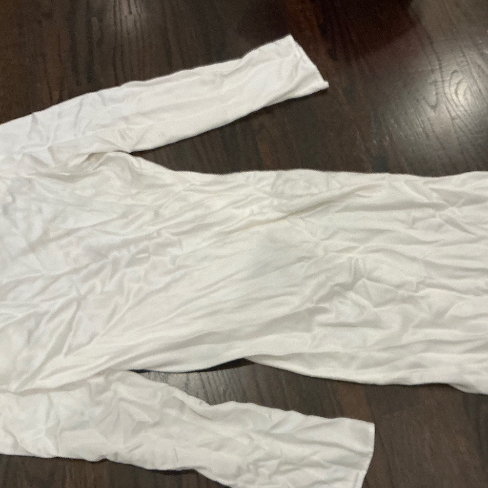 THE FROCK NYC WHITE MAXI DRESS